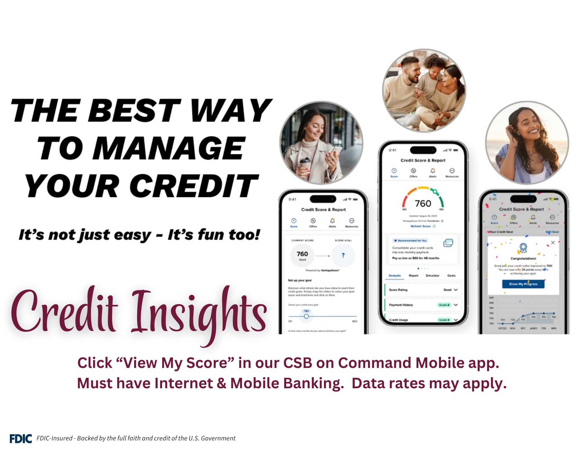 The best way to manage your credit. Its not just easy, its fun too!