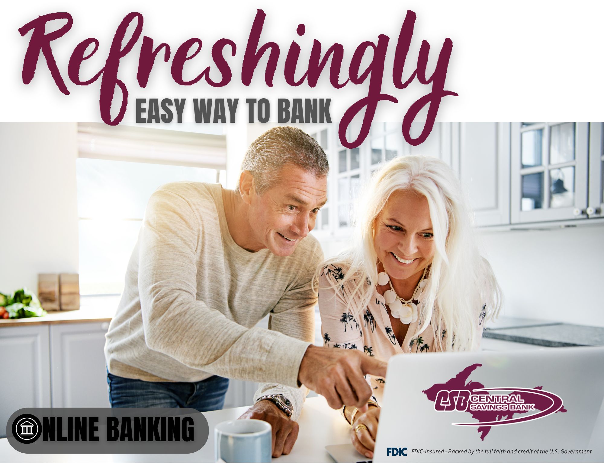 Refreshingly easy way to bank